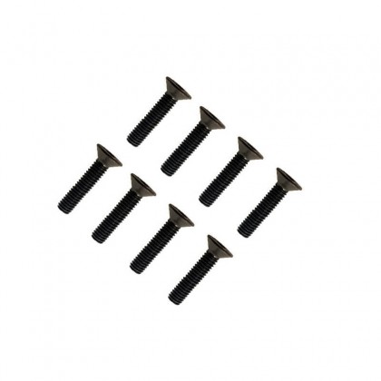 FTX Flat Head Hex Screw M4x22mm (8pc)